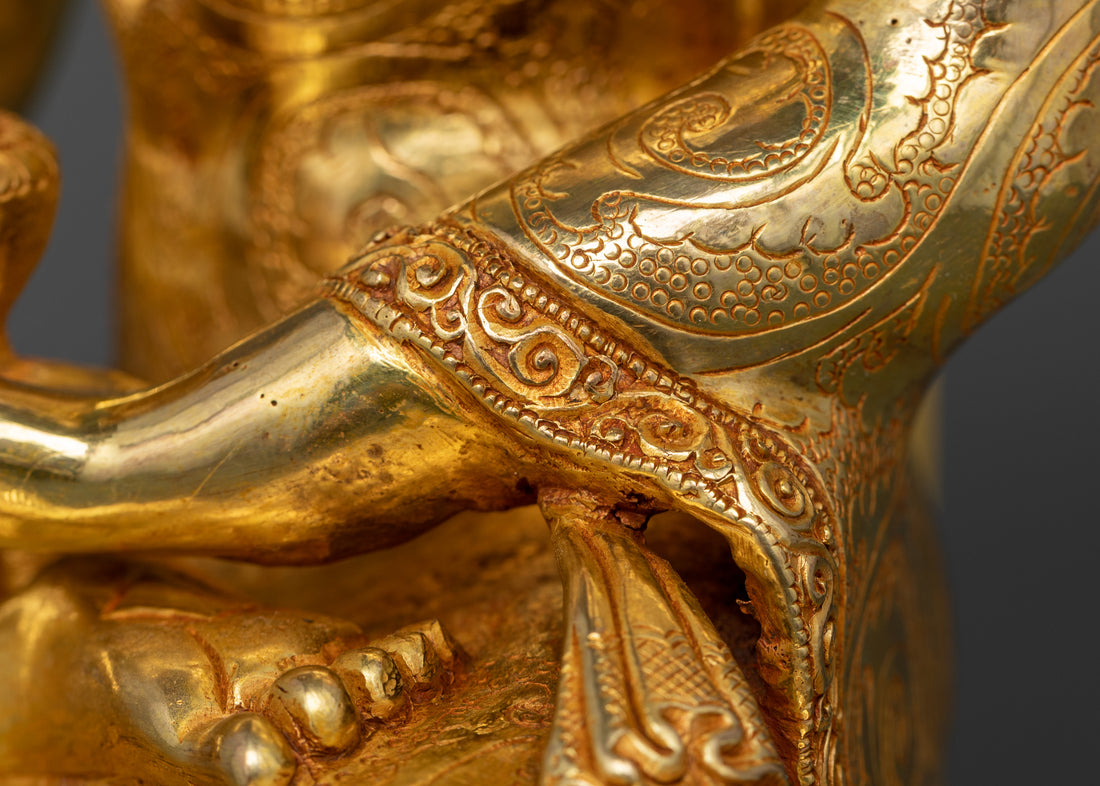 Golden Radiance and Timeless Wisdom: The Medicine Buddha in Gold