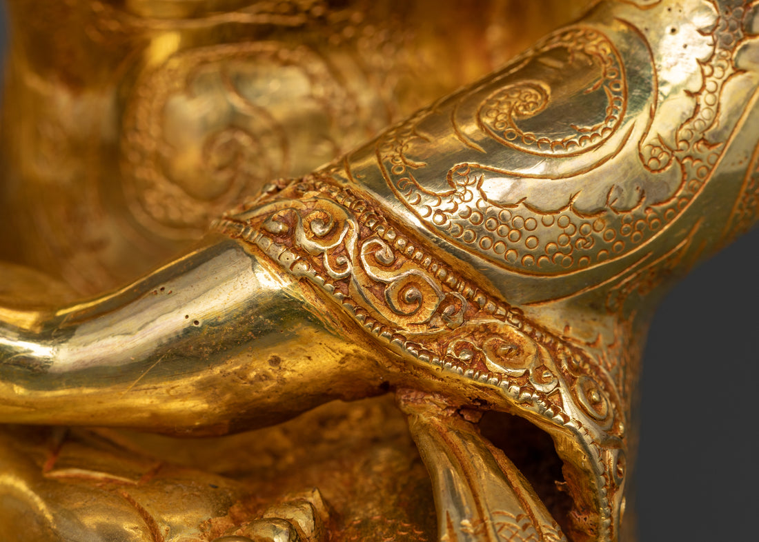 Golden Radiance and Timeless Wisdom: The Medicine Buddha in Gold