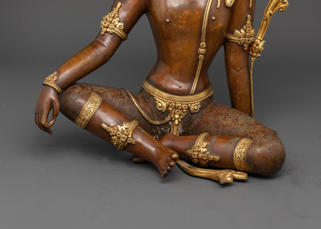 Compassion Embodied: The Seated Chenrezig Statue