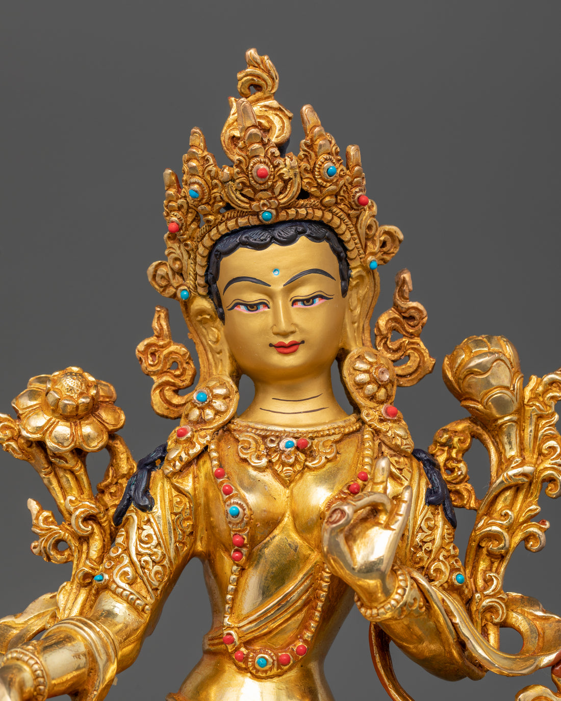 Green Tara: Syamatara Buddhist Sculpture