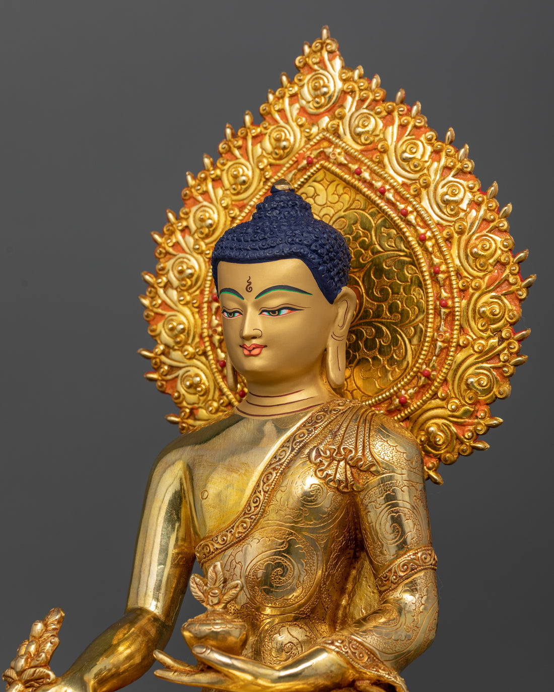 Golden Radiance and Timeless Wisdom: The Medicine Buddha in Gold