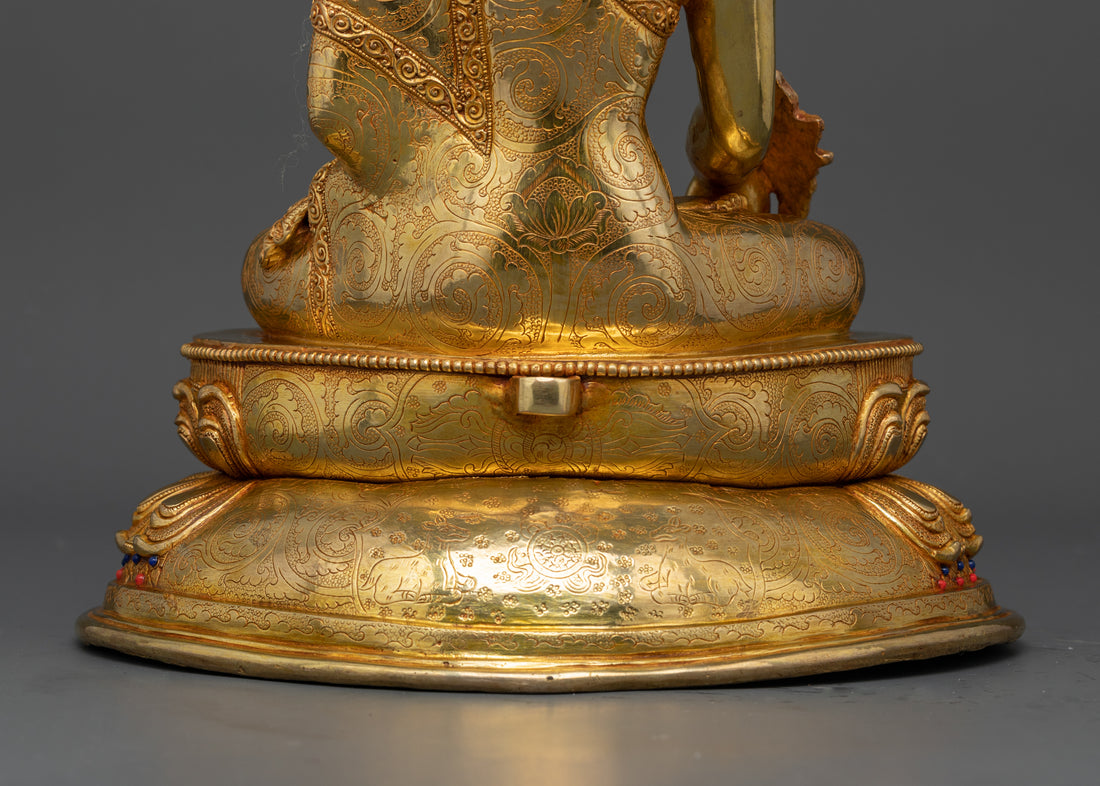 Golden Radiance and Timeless Wisdom: The Medicine Buddha in Gold