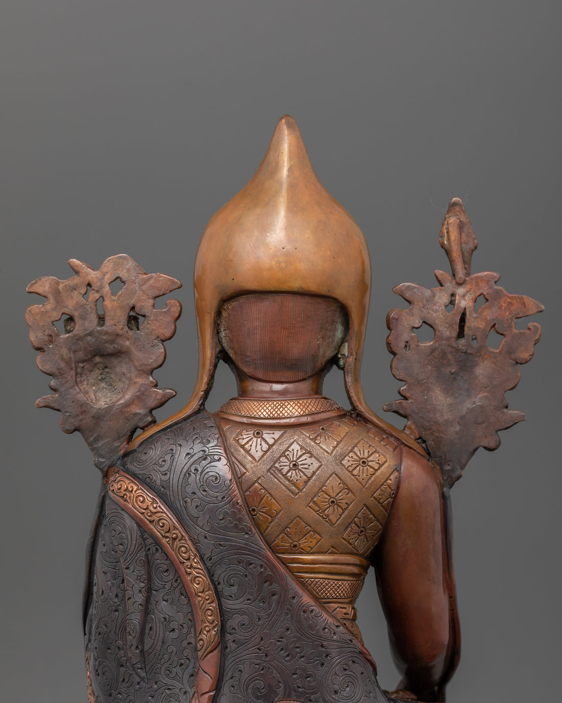 Longchenpa | Longchen Rabjam Oxidized Copper Statue