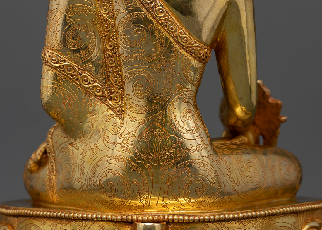 Golden Radiance and Timeless Wisdom: The Medicine Buddha in Gold