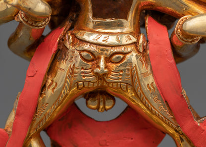 Kalachakra Deity Statue: Tibetan Buddhist  Sculpture