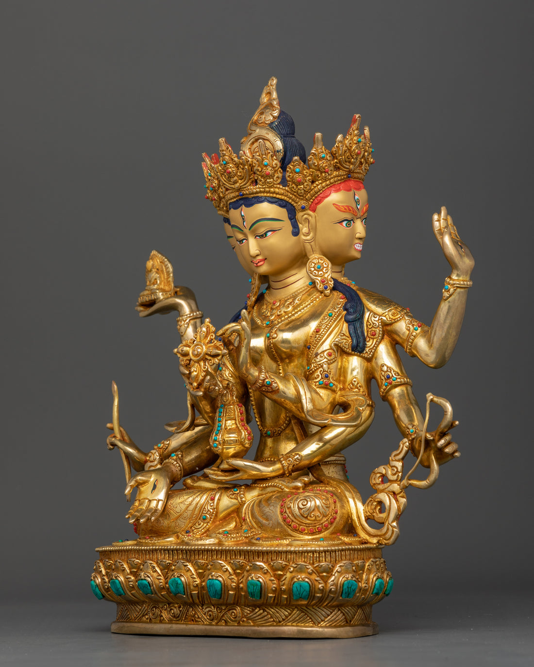 Triumphant Grace: Namgyalma, the Three-Faced Goddess