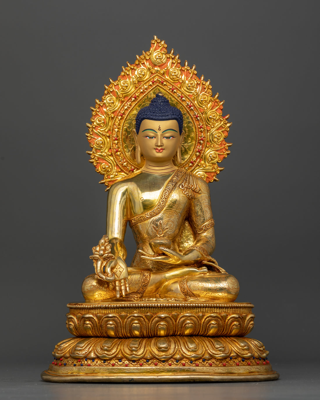 Golden Radiance and Timeless Wisdom: The Medicine Buddha in Gold