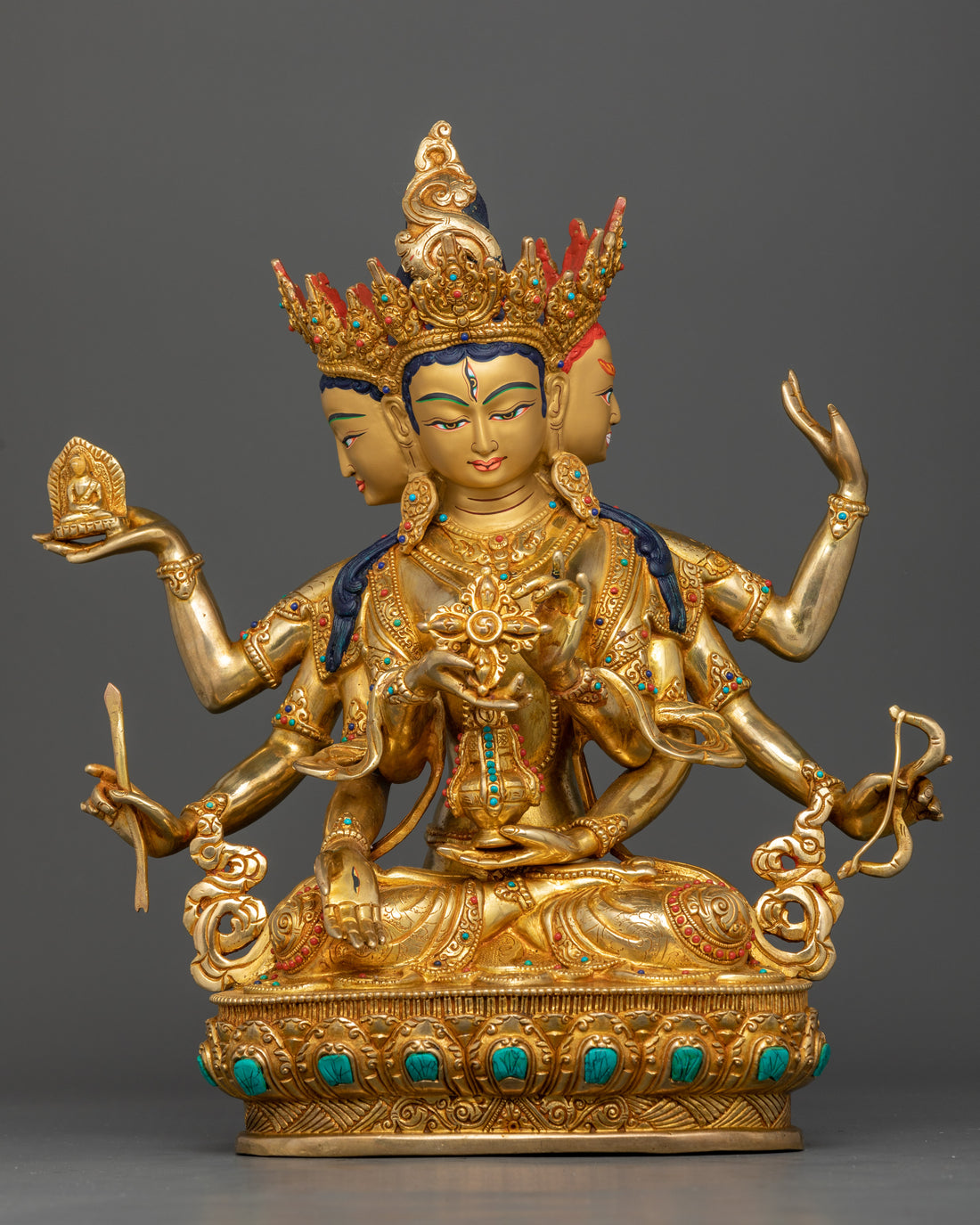 Triumphant Grace: Namgyalma, the Three-Faced Goddess