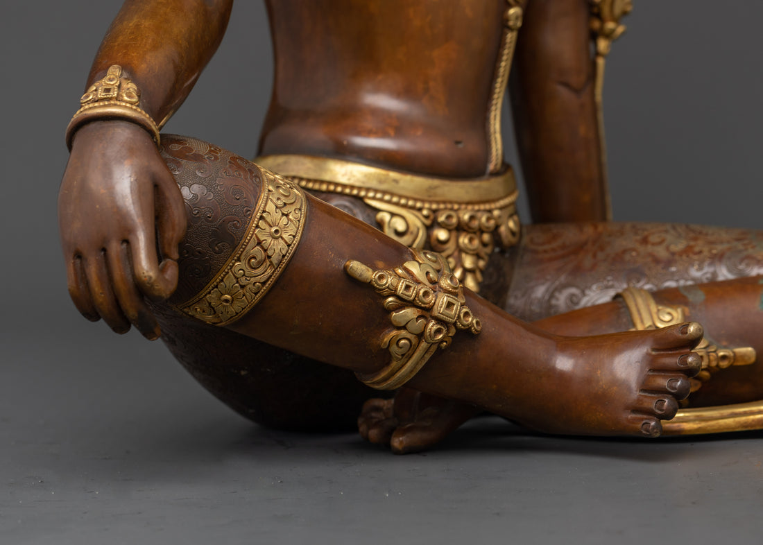 Compassion Embodied: The Seated Chenrezig Statue