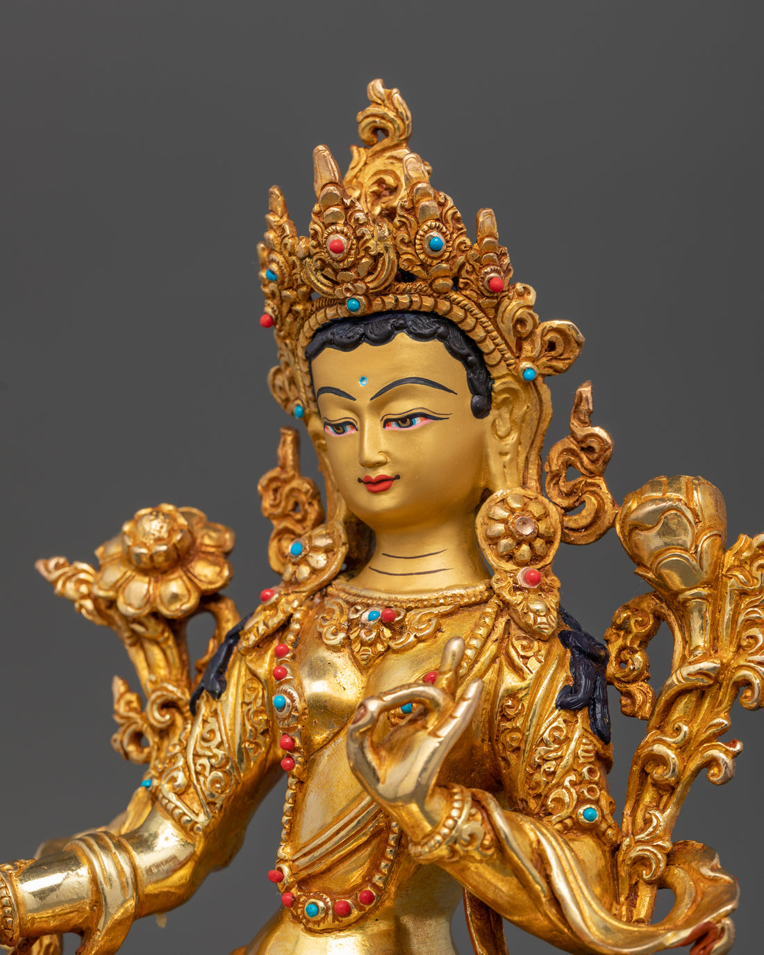 Green Tara: Syamatara Buddhist Sculpture