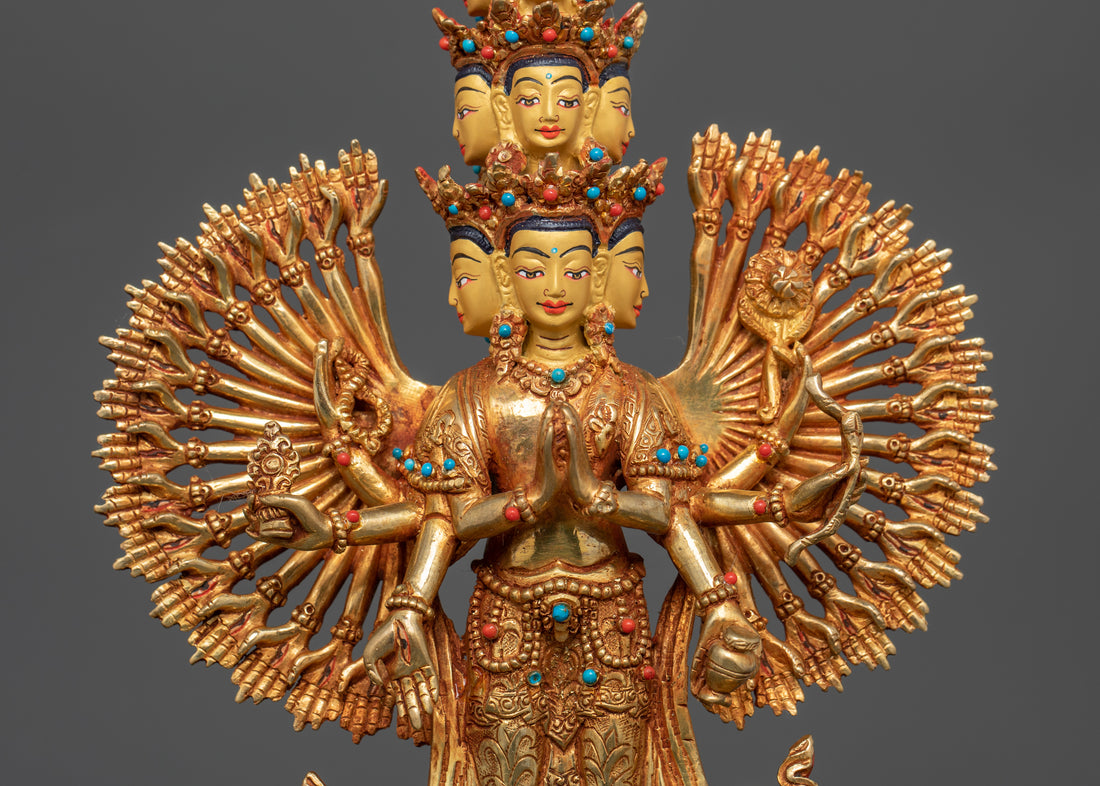 1000 Armed Chenrezig  Statue : Transformation and Liberation