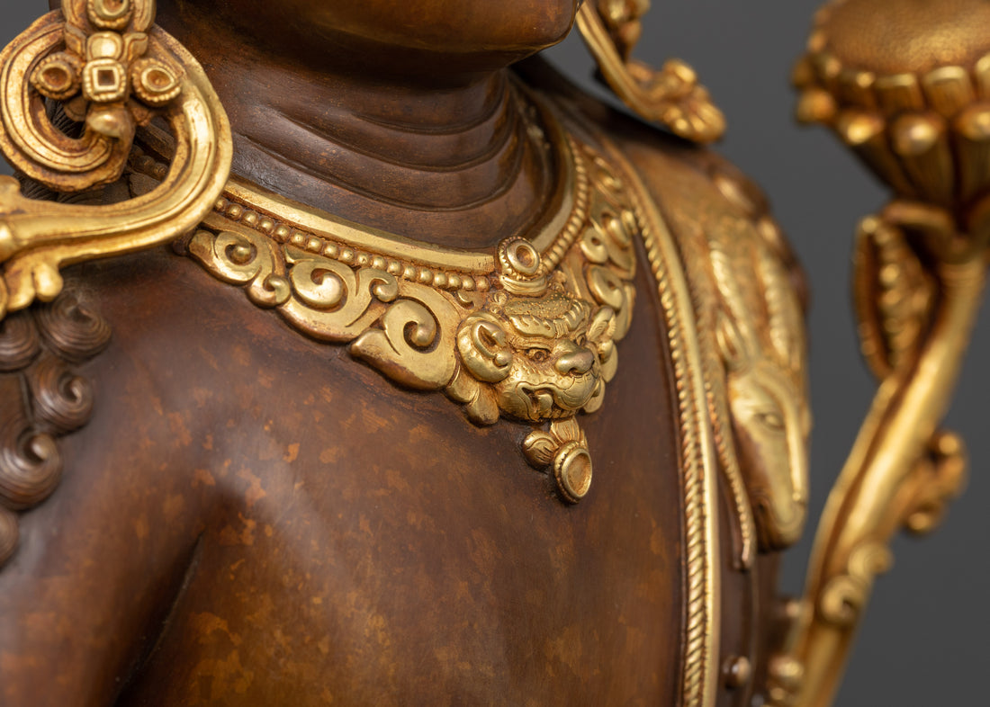 Compassion Embodied: The Seated Chenrezig Statue