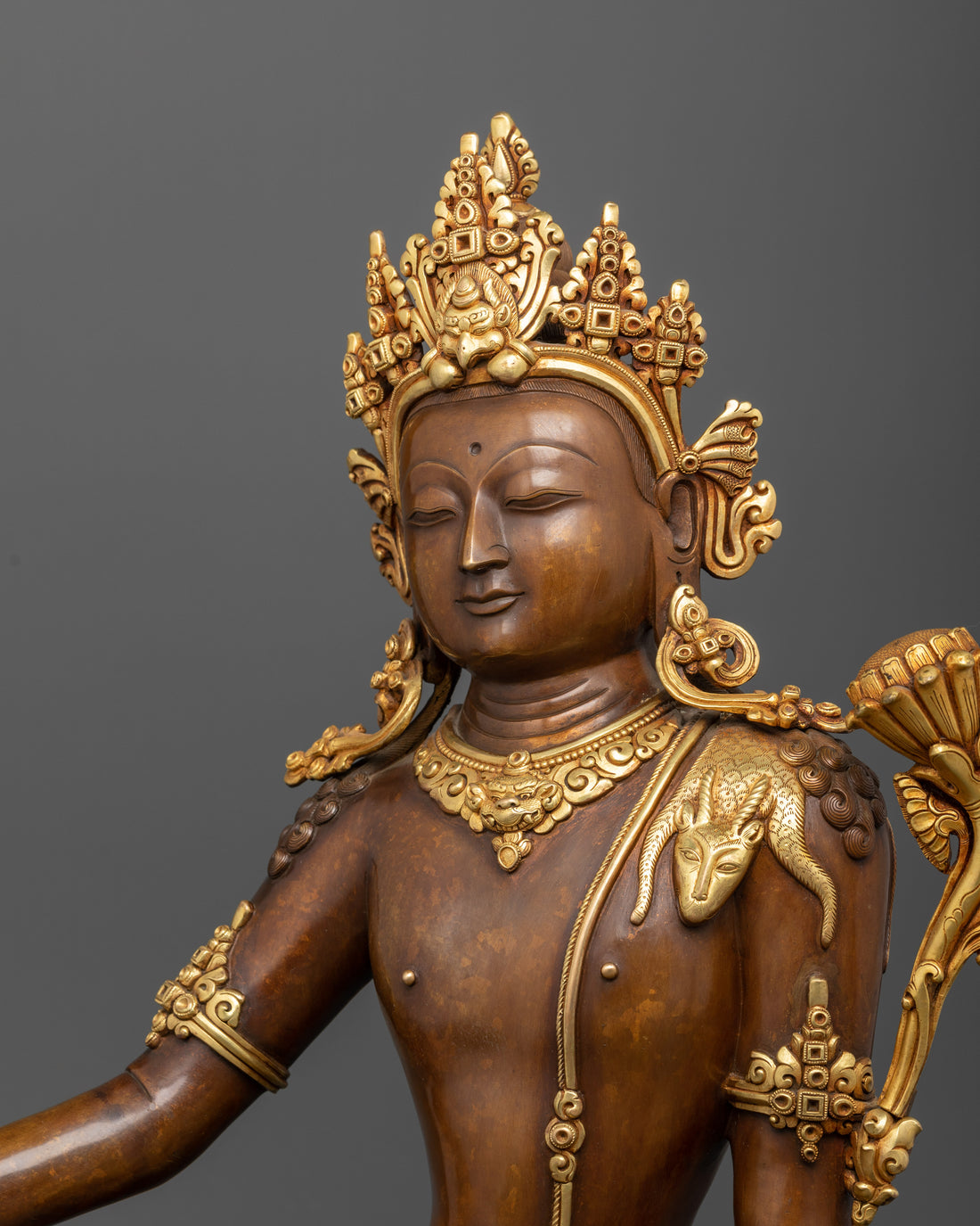 Compassion Embodied: The Seated Chenrezig Statue