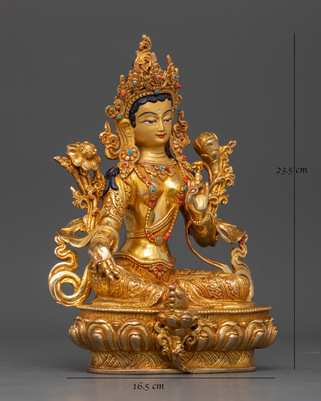 Green Tara: Syamatara Buddhist Sculpture