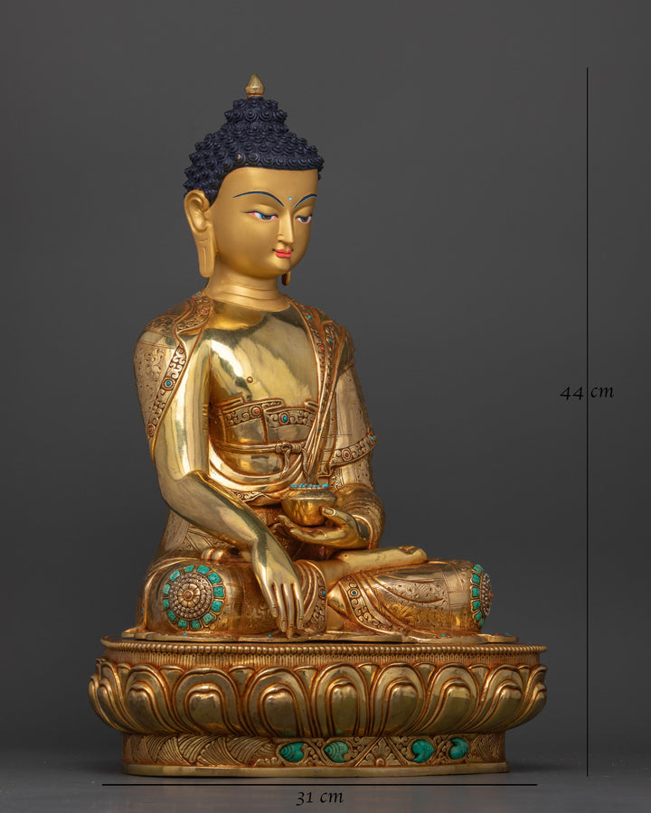 Radiant Shakyamuni Buddha Sculpture