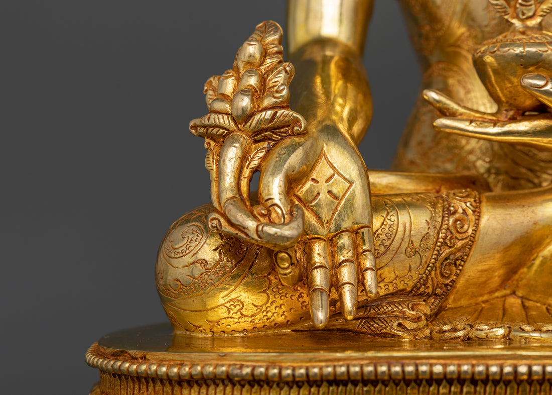 Golden Radiance and Timeless Wisdom: The Medicine Buddha in Gold