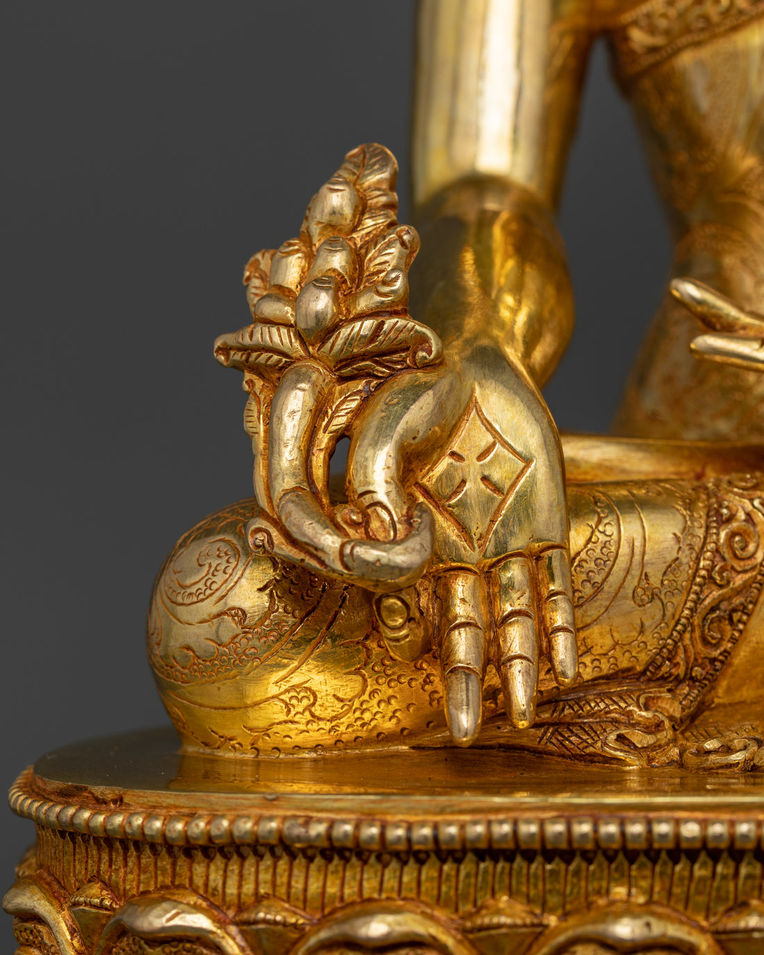 Golden Radiance and Timeless Wisdom: The Medicine Buddha in Gold