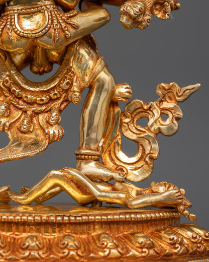 Kalachakra Deity Statue: Tibetan Buddhist  Sculpture