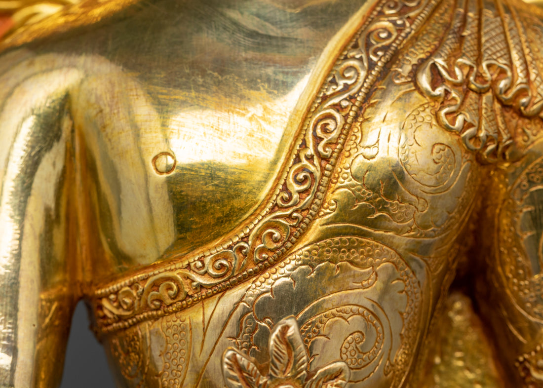 Golden Radiance and Timeless Wisdom: The Medicine Buddha in Gold