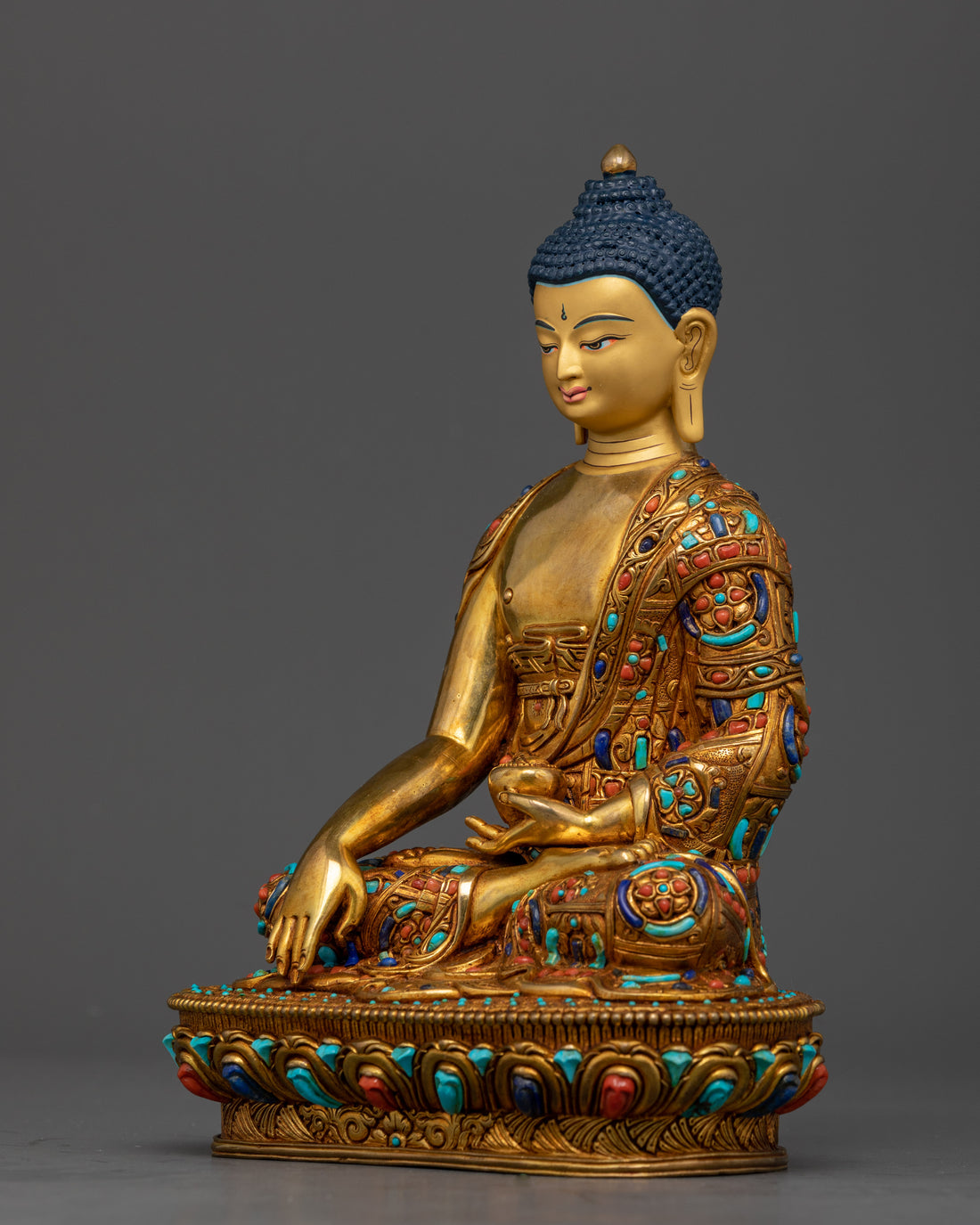 The Bodhi Tree's Guardian: Shakyamuni Buddha's Compassionate Light