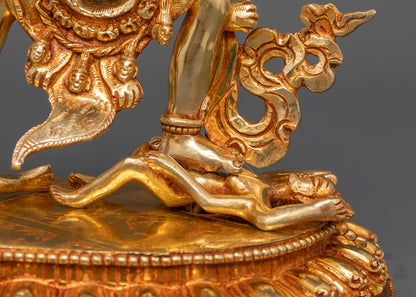 Kalachakra Deity Statue: Tibetan Buddhist  Sculpture