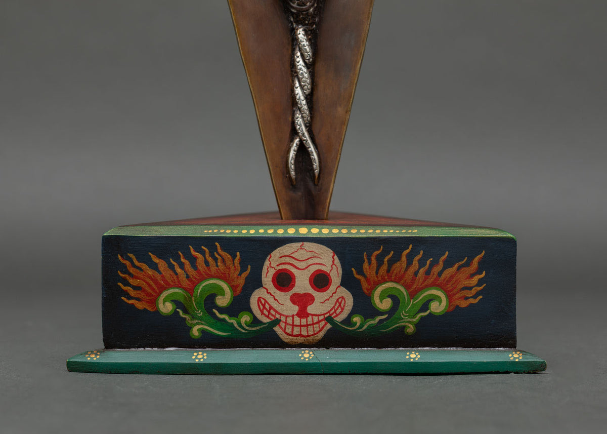Vajrakilaya Phurba sacred Vajrayana Buddhist ritual dagger from Nepal