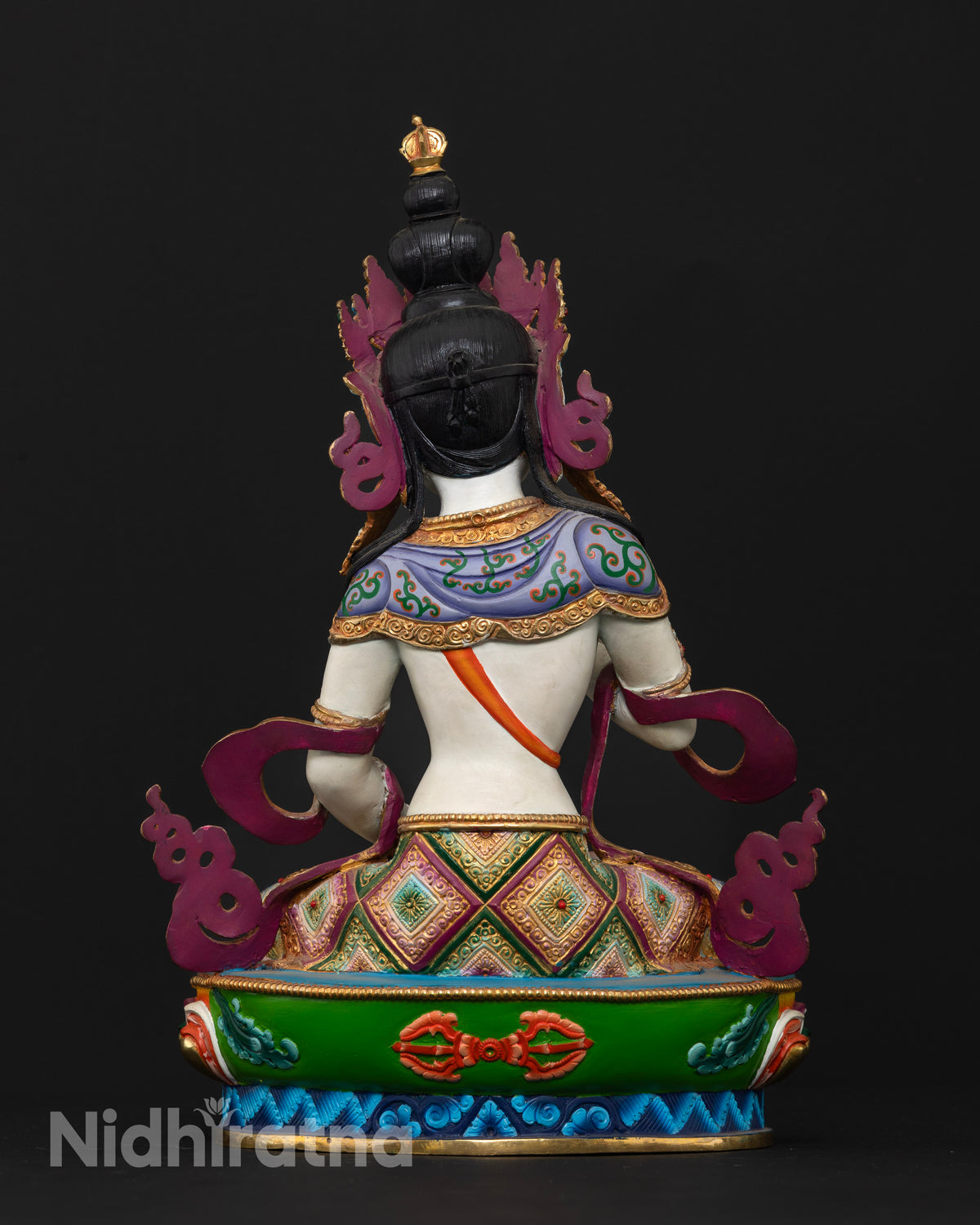 Vajrasattva Buddhist purification deity statue for home altars meditation spaces and sacred shrines