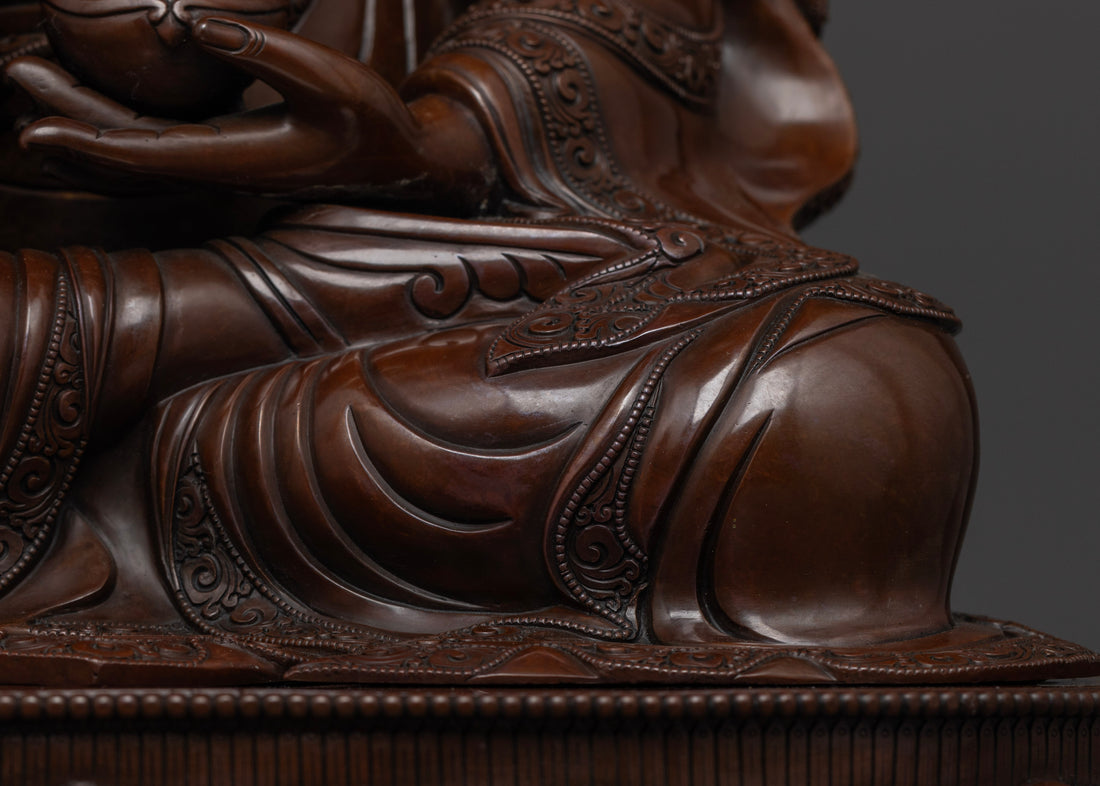 Oxidized Guru Rinpoche: A Symbol of Blessings