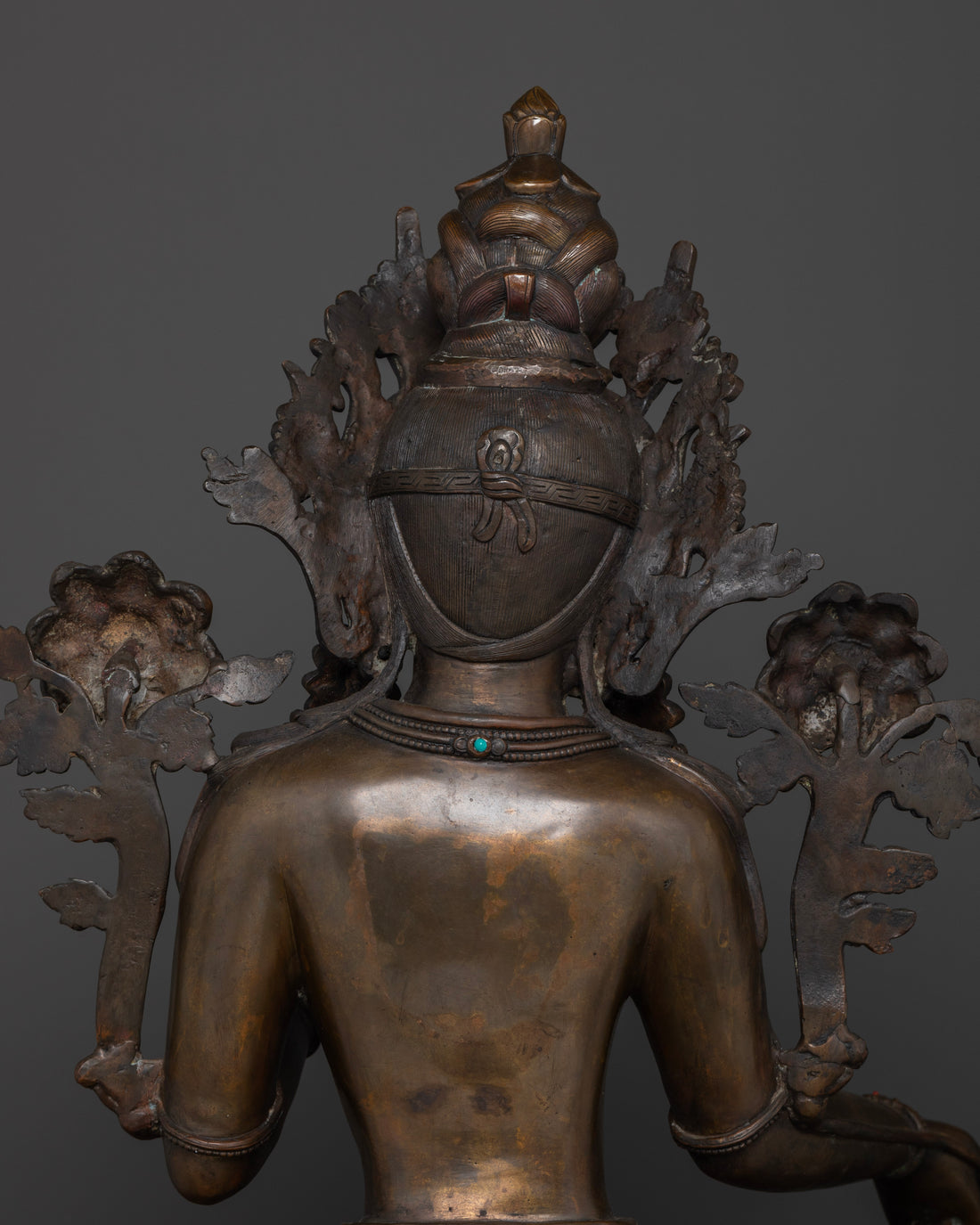 Oxidized Green Tara Sculpture for Spiritual Connection