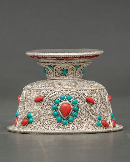 Water Offering Bowl for Buddhist Prayer and Meditation