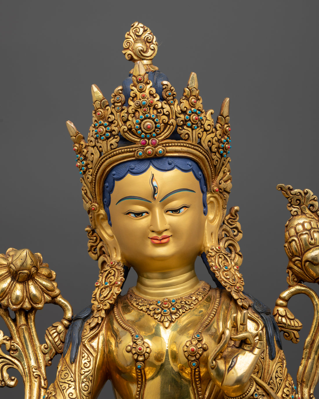 Divine Goddess White Tara Statue