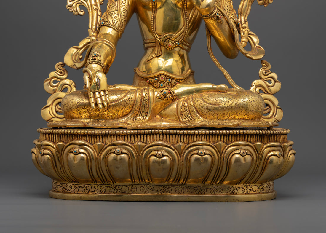 Divine Goddess White Tara Statue