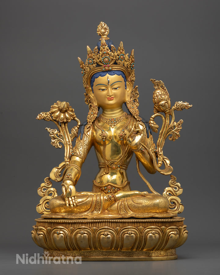 Divine Goddess White Tara Statue