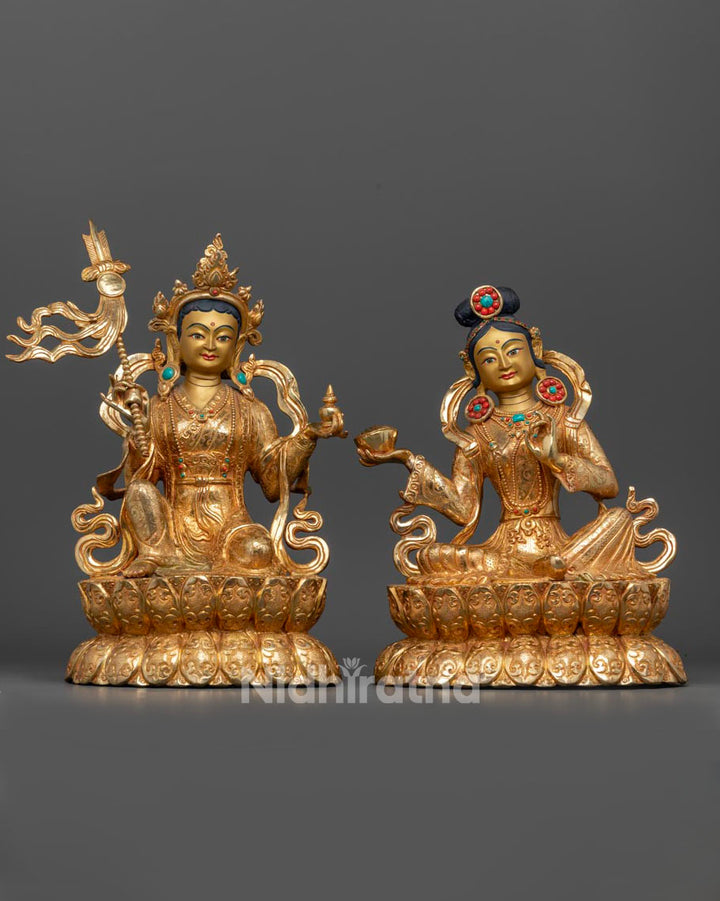 Khando Yeshe Tsogyal & Mandarava Statue